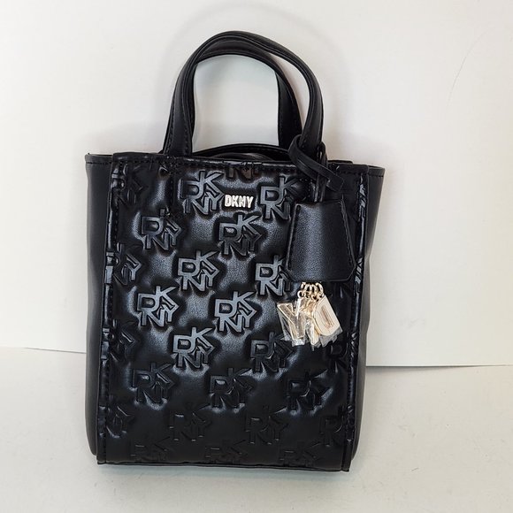 Dkny Bags Dkny Lexi Mini Ns Crossbody Embossed Black Nwt Poshmark